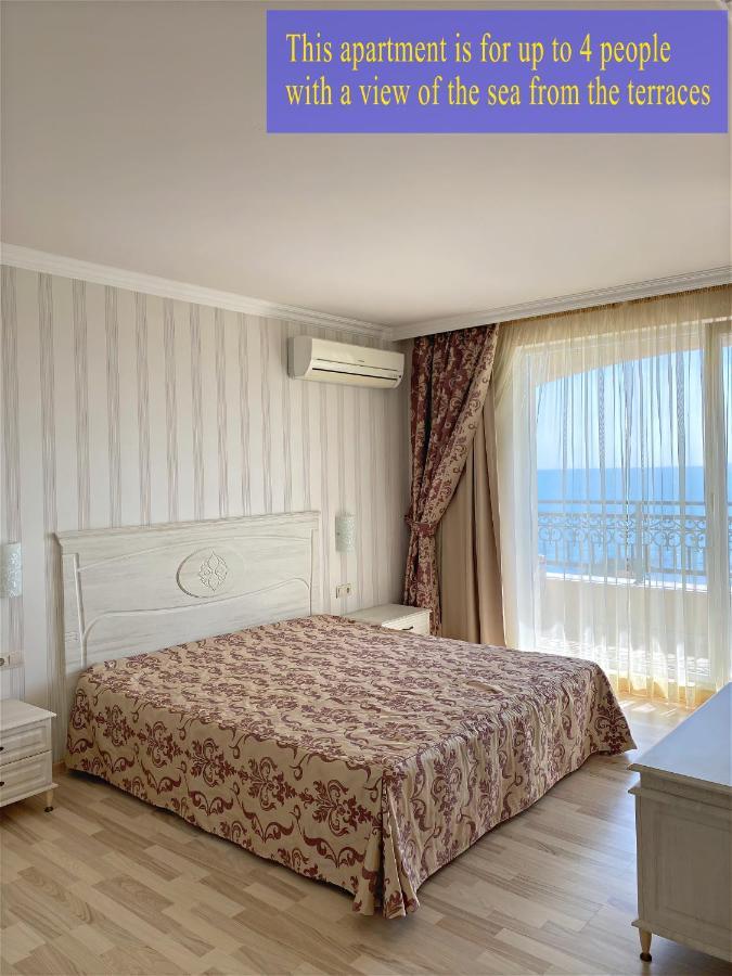 Private Super Apartments By Sea In Apart Hotel ! Pomorie Buitenkant foto