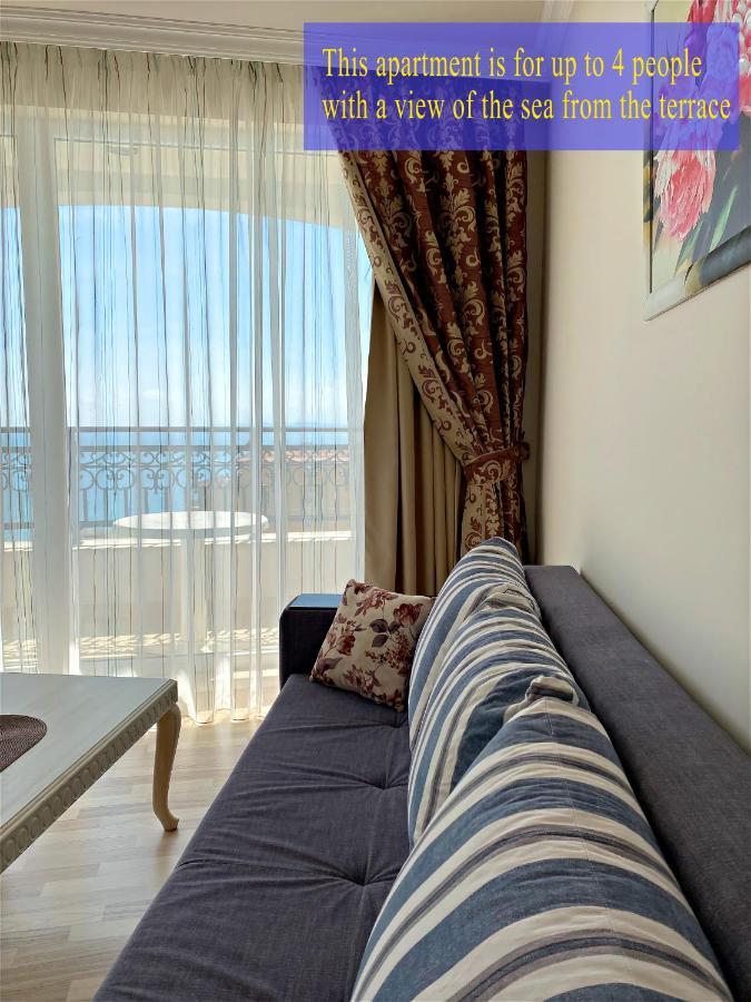 Private Super Apartments By Sea In Apart Hotel ! Pomorie Buitenkant foto